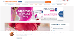 Desktop Screenshot of mamazone.pl